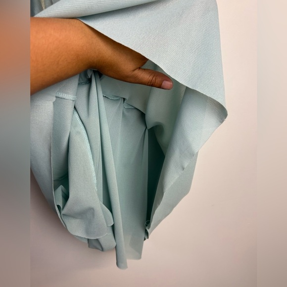 Vintage y2K Lane Bryant Teal Women’s Blouse Plus  Size 18-20 Satin Coquette Sexi - Picture 7 of 12